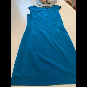 Ellen Tracy aqua blue dress. Size 6.